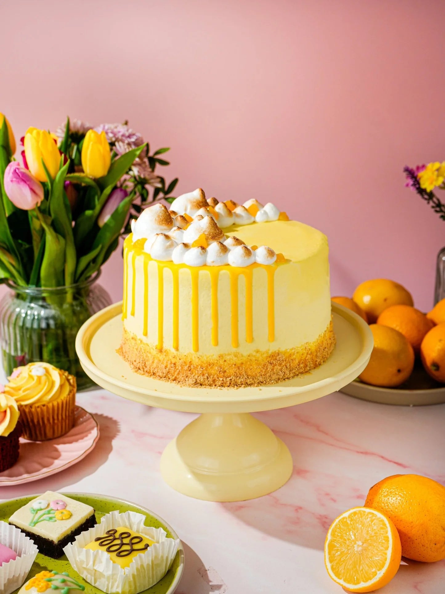 Lemon Meringue Magic Cake