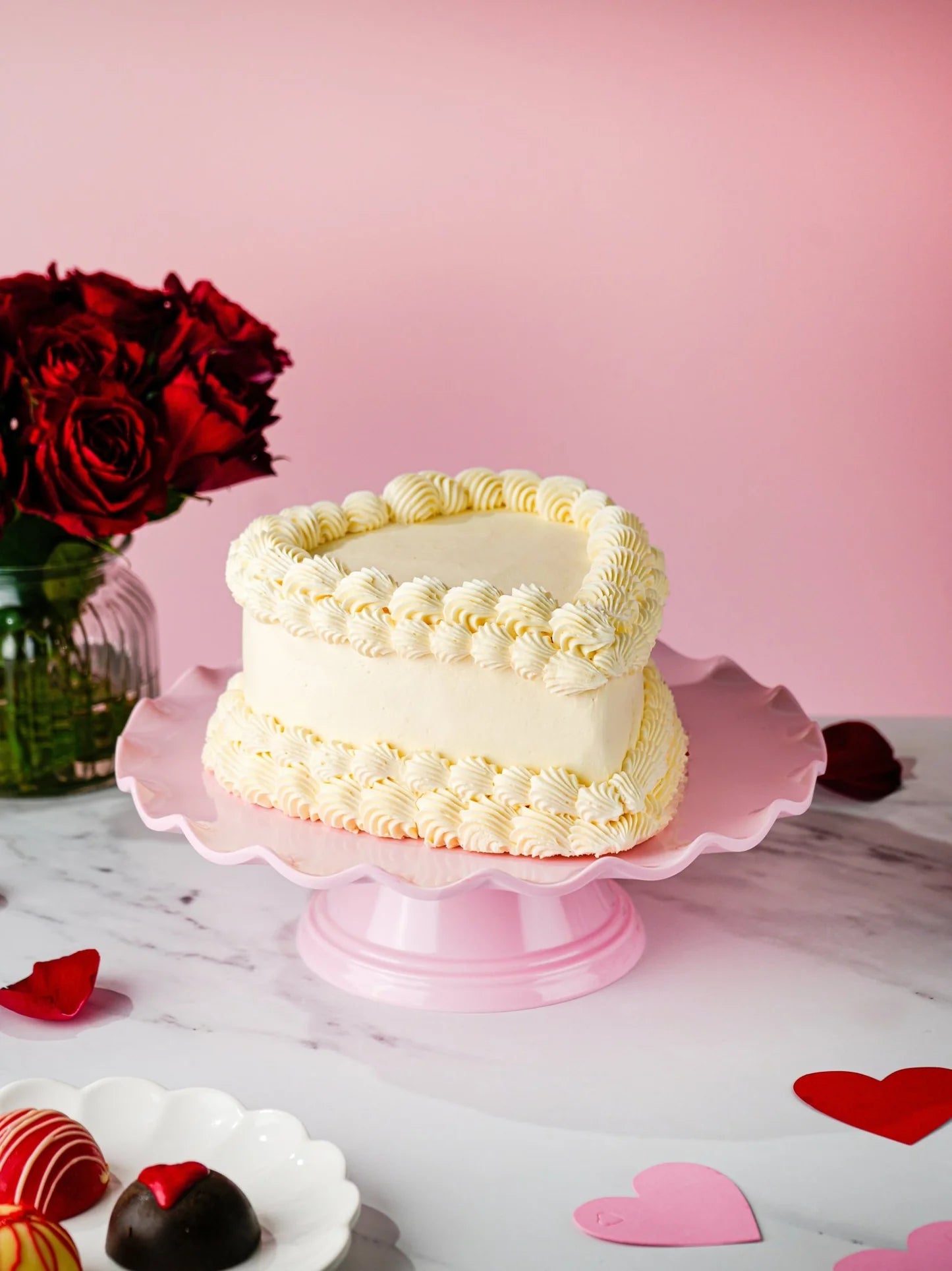 Vintage Heart Cake